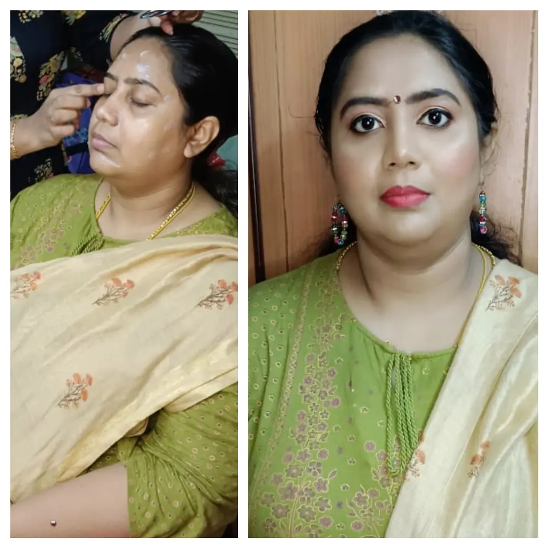 Velvet textured bridal beauty look