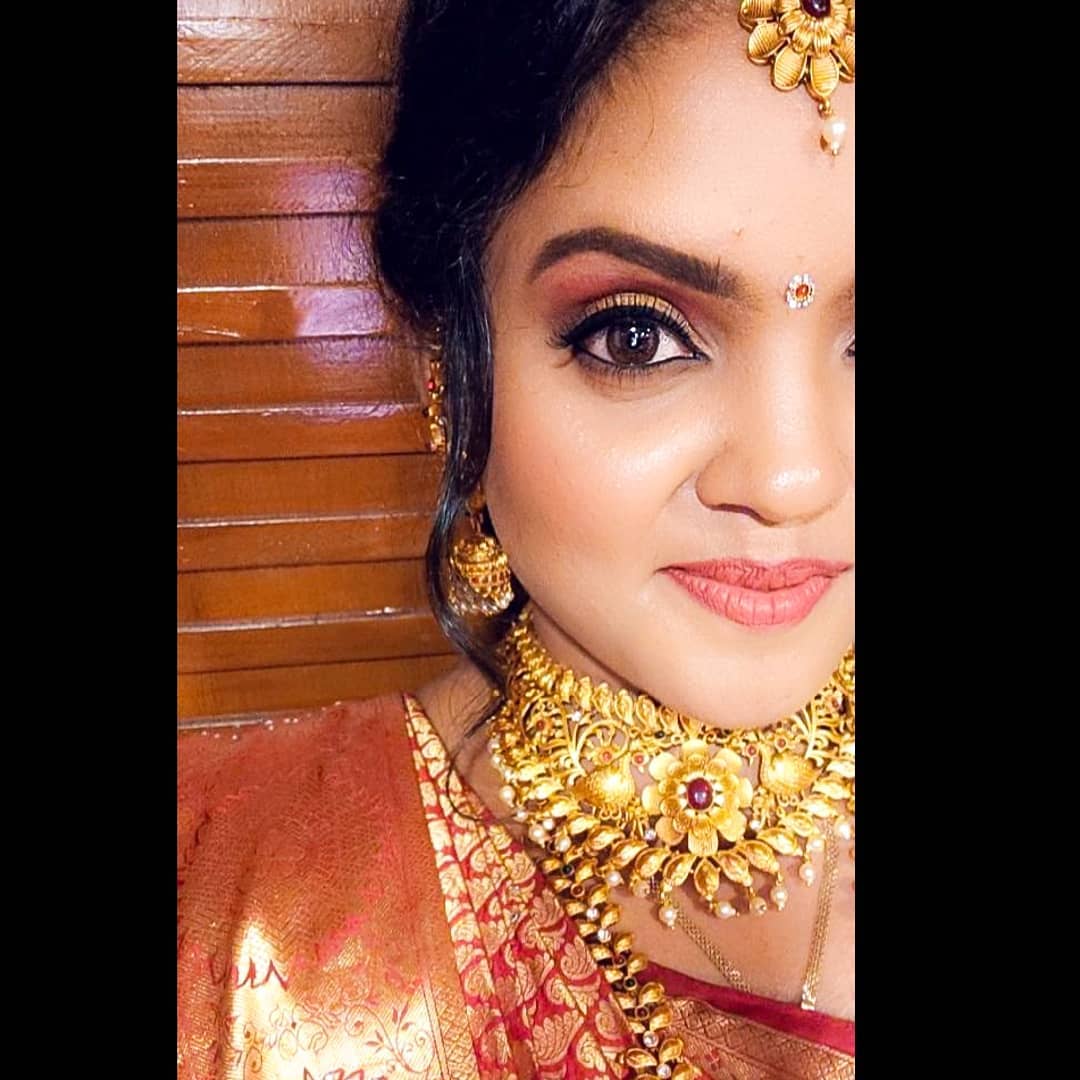 Bridal makeup portrait
